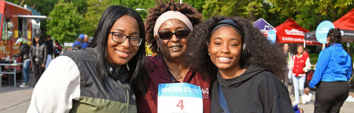 Participants at the 2025 West Side Wellness Walk